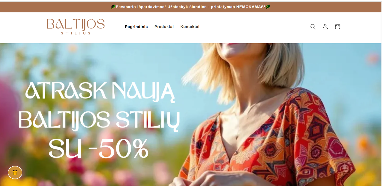 Internetinė parduotuvė lietuvių kalba Baltijos Stilius